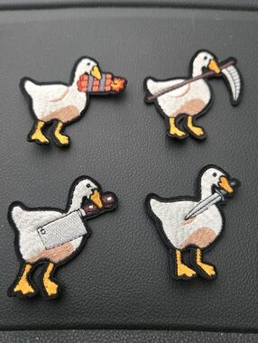 4 goose velcro patches, morale patches